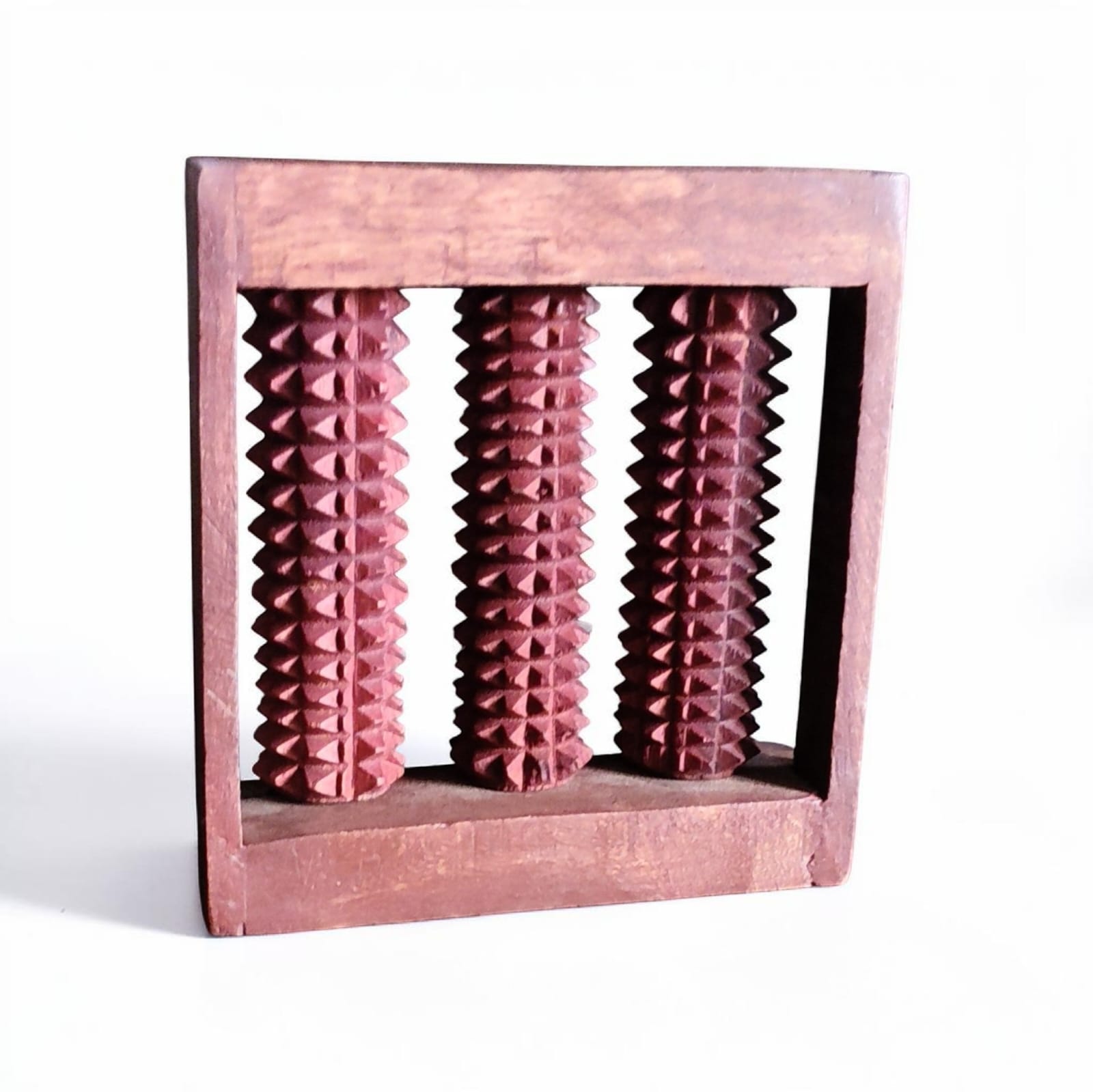 Traditional Wooden Foot Massager Roller (Acupressure Tool) — image 2